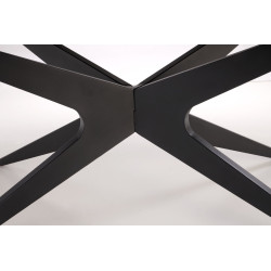 Rozkładany stół SANDRIO czarny