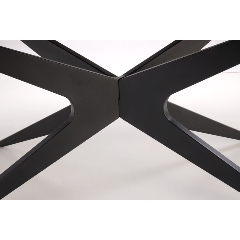 Rozkładany stół SANDRIO czarny