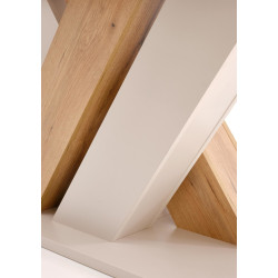 Rozkładany stół BRANDINO kaszmir/dąb cremona