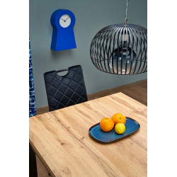 Rozkładany stół QUBIKO dąb artisan/czarny