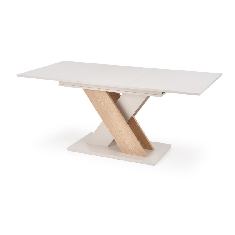 Rozkładany stół XARELLO kaszmir/dąb cremona