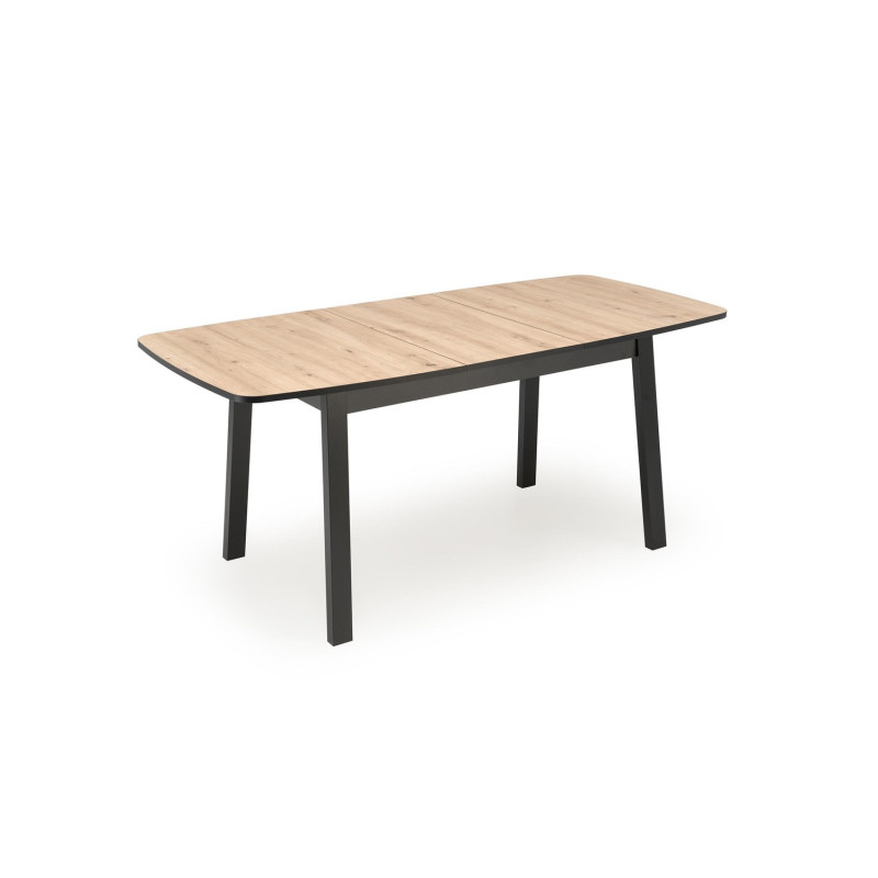 Rozkładany stół BARRILO dąb artisan/czarny