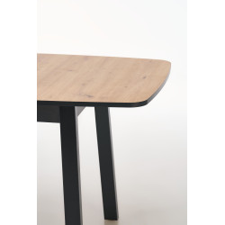 Rozkładany stół BARRILO dąb artisan/czarny