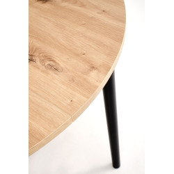 Rozkładany stół PIVOTO dąb artisan/czarny