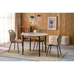 Rozkładany stół PIVOTO dąb artisan/czarny