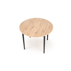 Rozkładany stół PIVOTO dąb artisan/czarny