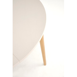 Rozkładany stół PIVOTO CASHMERE kaszmir/naturalny