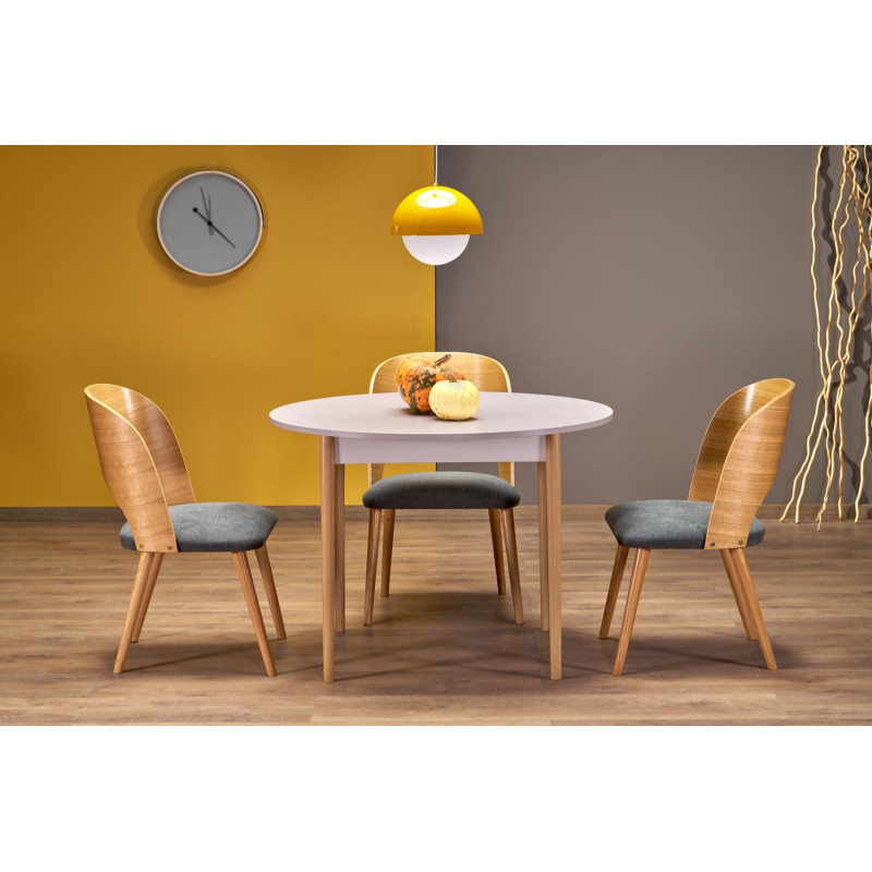 Rozkładany stół PIVOTO CASHMERE kaszmir/naturalny