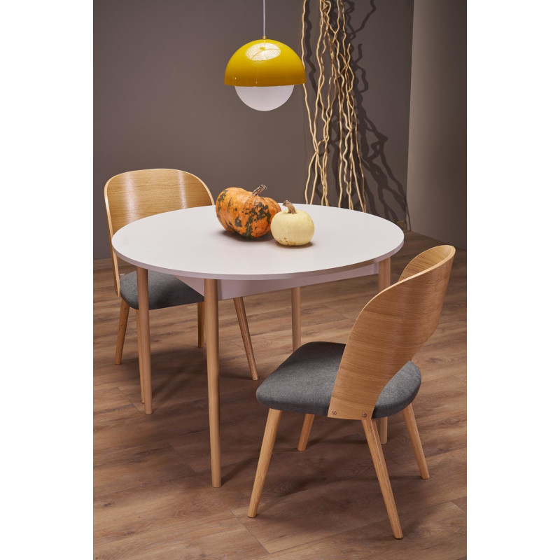 Rozkładany stół PIVOTO CASHMERE kaszmir/naturalny