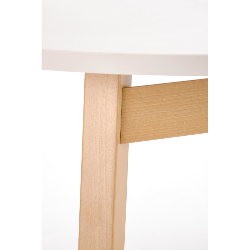 Rozkładany stół RUBENO kaszmir/naturalny