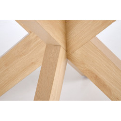 Okrągły stół MORENO naturalny