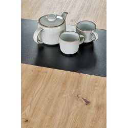 Rozkładany stół WILTONO dąb artisan/czarny