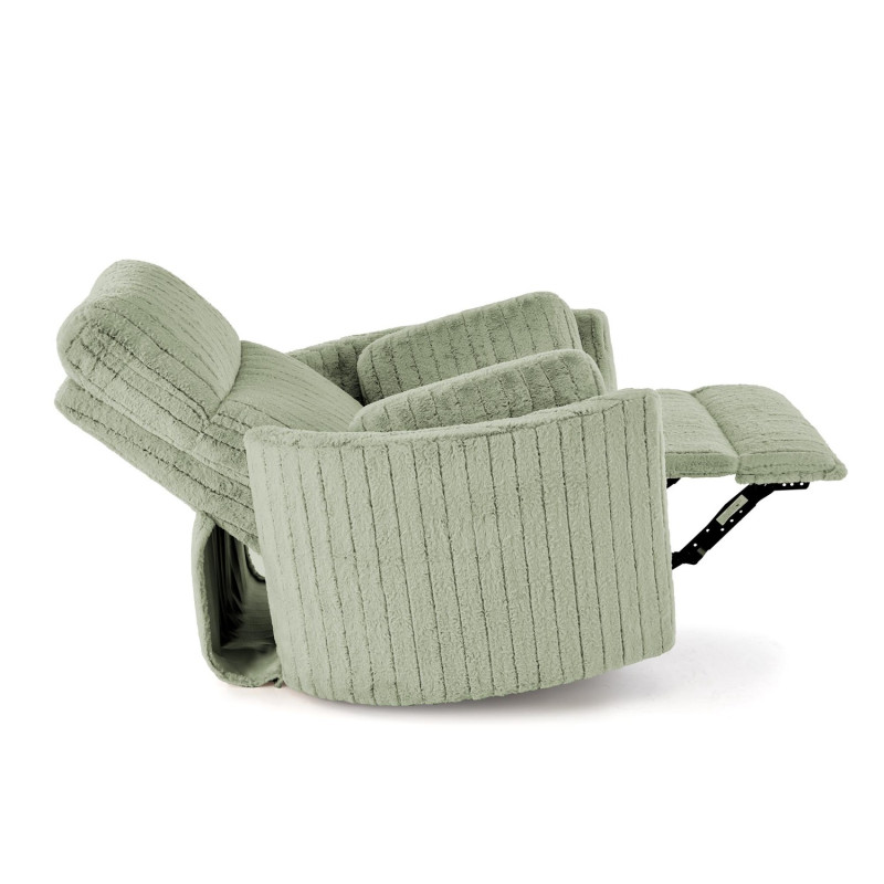 Fotel rozkładany elektrycznie PEGAX COMFORT MINT miętowy