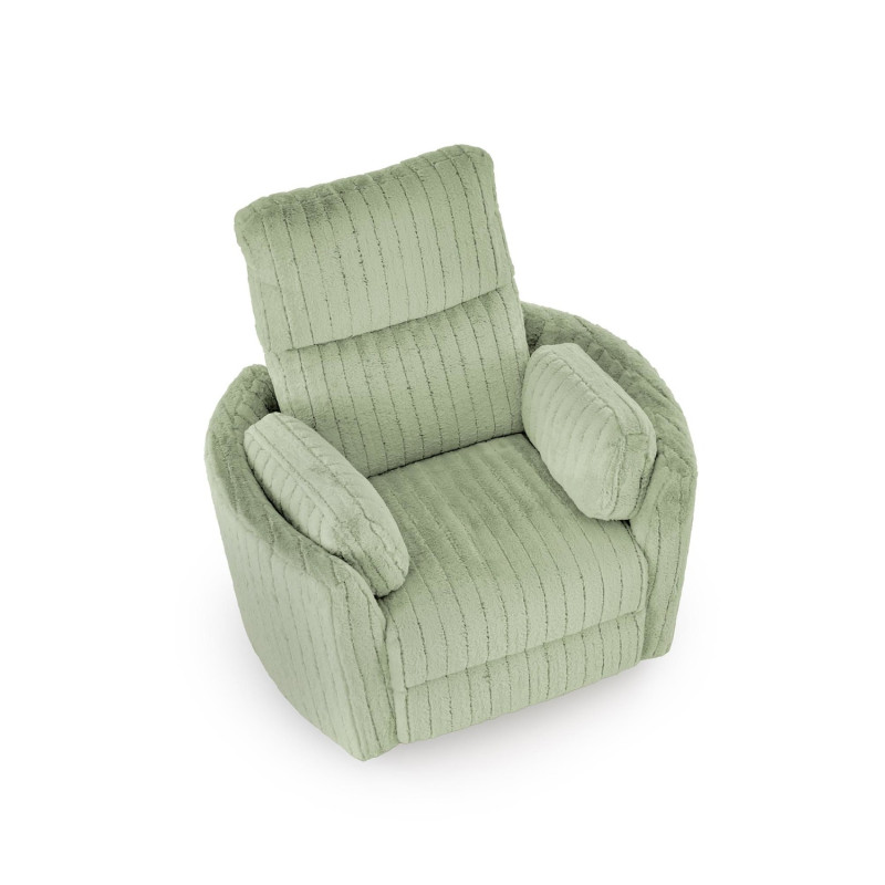 Fotel rozkładany elektrycznie PEGAX COMFORT MINT miętowy