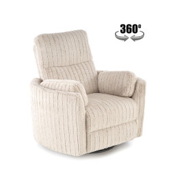 Fotel rozkładany elektrycznie PEGAX COMFORT BEIGE beżowy