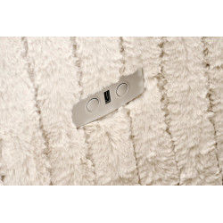 Fotel rozkładany elektrycznie PEGAX COMFORT BEIGE beżowy