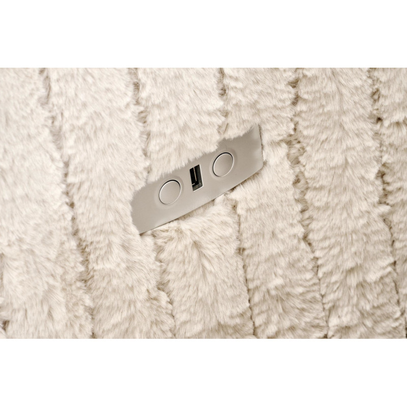 Fotel rozkładany elektrycznie PEGAX COMFORT BEIGE beżowy