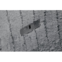 Fotel rozkładany elektrycznie PEGAX COMFORT GREY popielaty