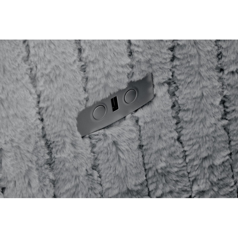 Fotel rozkładany elektrycznie PEGAX COMFORT GREY popielaty