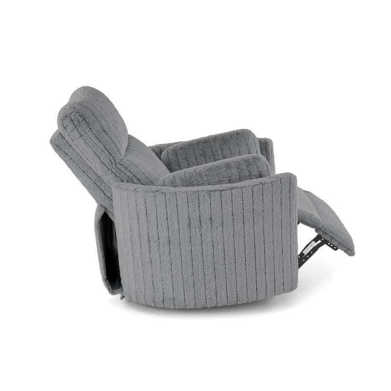 Fotel rozkładany elektrycznie PEGAX COMFORT GREY popielaty