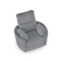 Fotel rozkładany elektrycznie PEGAX COMFORT GREY popielaty