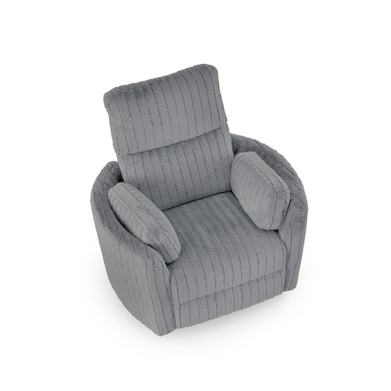 Fotel rozkładany elektrycznie PEGAX COMFORT GREY popielaty