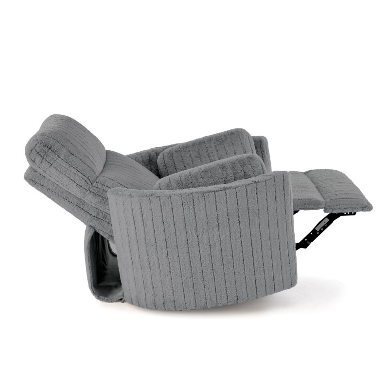 Fotel rozkładany elektrycznie PEGAX COMFORT GREY popielaty