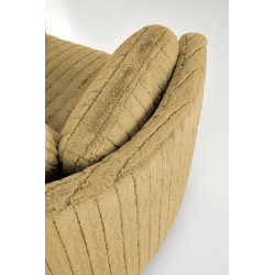 Fotel rozkładany elektrycznie PEGAX COMFORT MUSTARD musztardowy