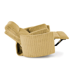 Fotel rozkładany elektrycznie PEGAX COMFORT MUSTARD musztardowy