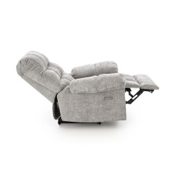 Fotel rozkładany elektrycznie AMORA COMFORT GREY popielaty