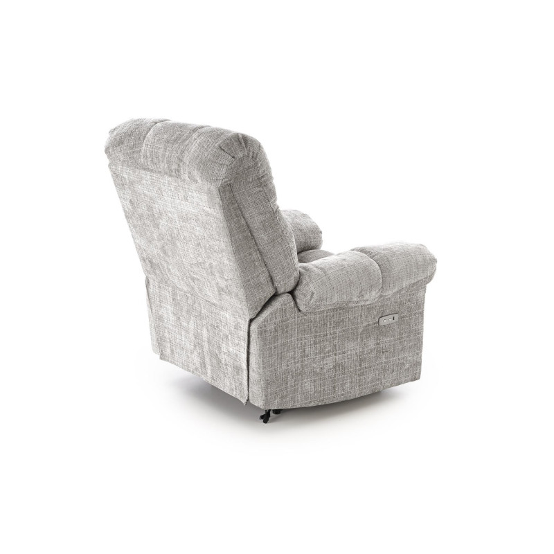 Fotel rozkładany elektrycznie AMORA COMFORT GREY popielaty