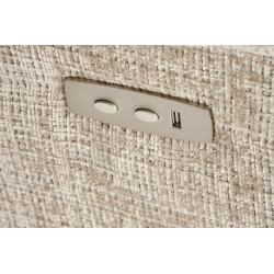 Fotel rozkładany elektrycznie AMORA COMFORT BEIGE beżowy