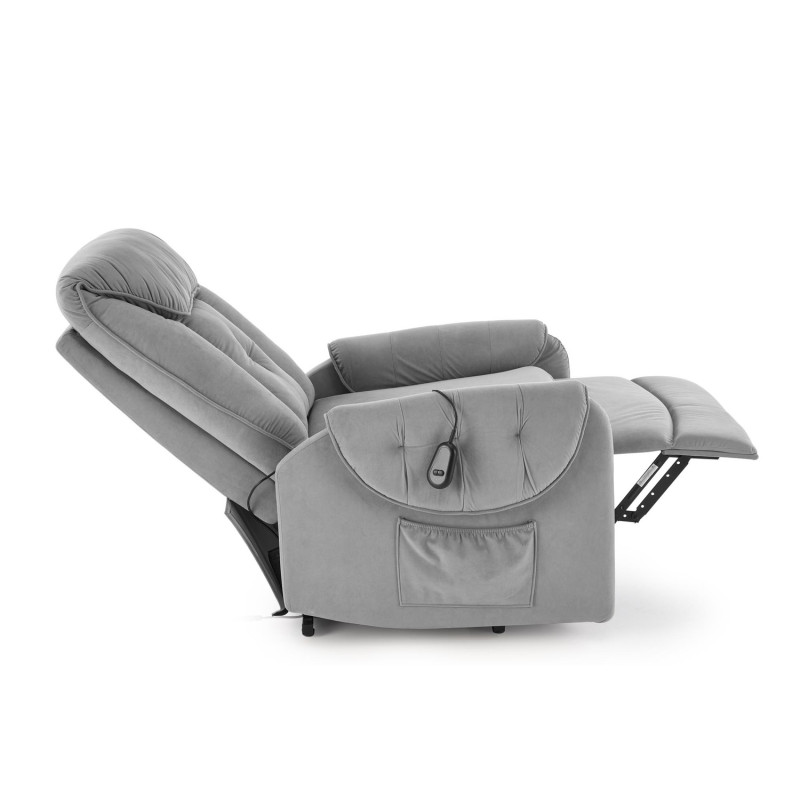 Fotel rozkładany elektrycznie HORTENIX COMFORT GREY popielaty #14