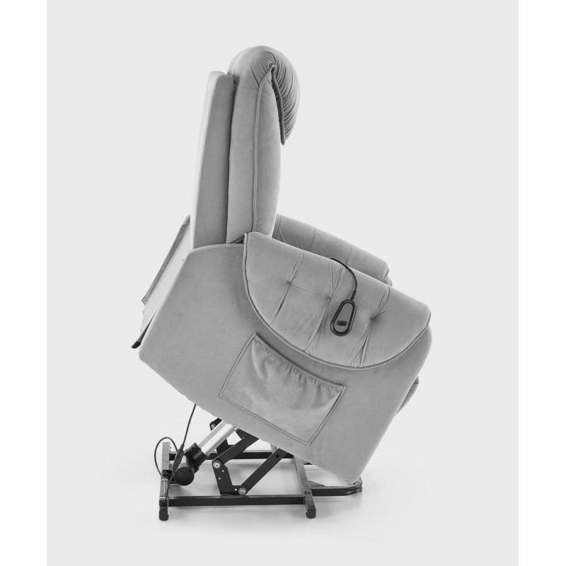 Fotel rozkładany elektrycznie HORTENIX COMFORT GREY popielaty #14