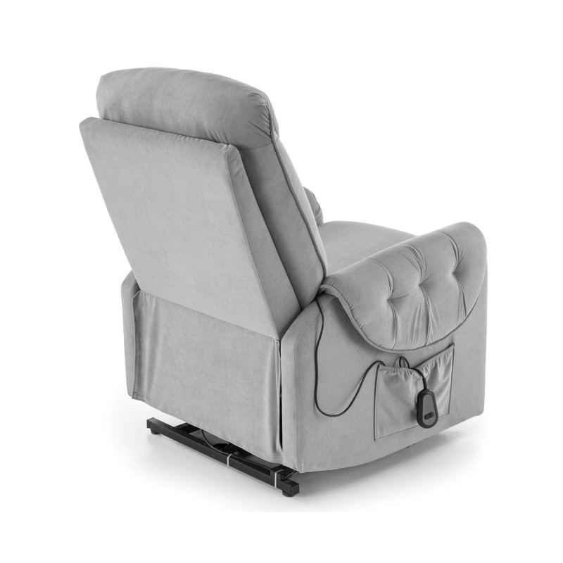 Fotel rozkładany elektrycznie HORTENIX COMFORT GREY popielaty #14