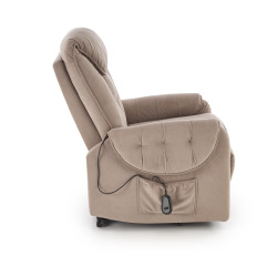 Fotel rozkładany elektrycznie HORTENIX COMFORT BEIGE beżowy