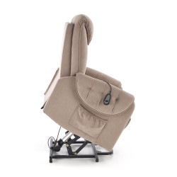 Fotel rozkładany elektrycznie HORTENIX COMFORT BEIGE beżowy