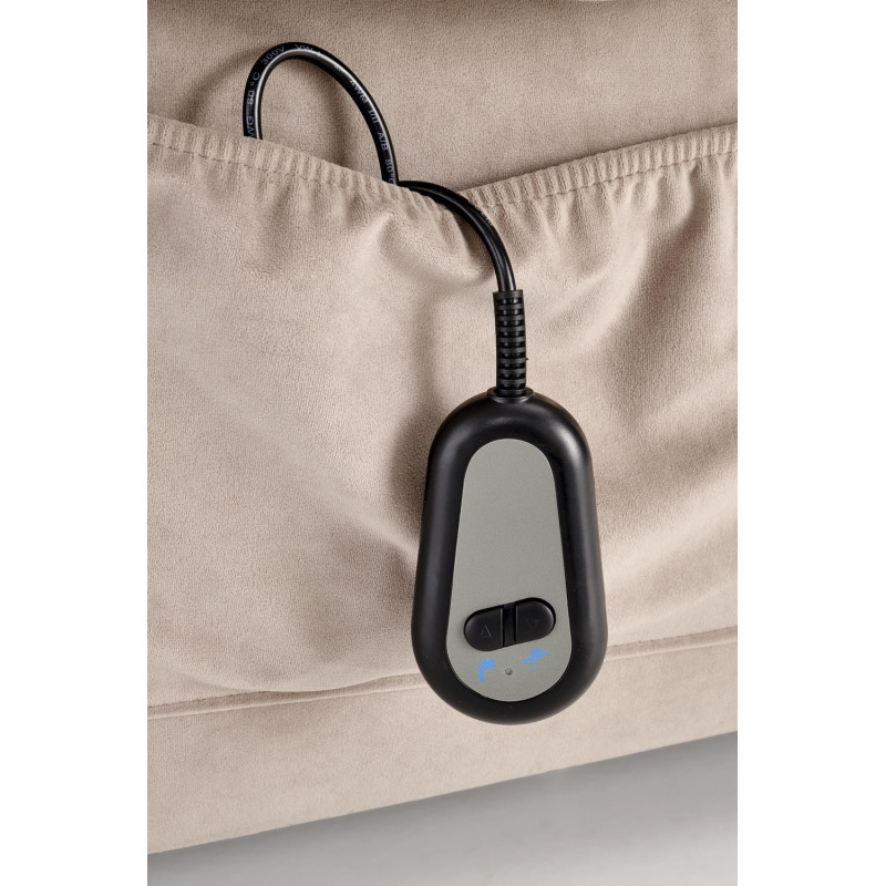 Fotel rozkładany elektrycznie HORTENIX COMFORT BEIGE beżowy