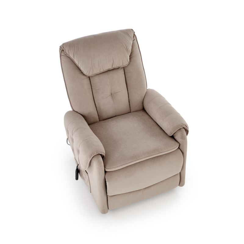 Fotel rozkładany elektrycznie HORTENIX COMFORT BEIGE beżowy