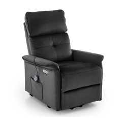Fotel rozkładany elektrycznie SEMIX COMFORT BLACK czarny