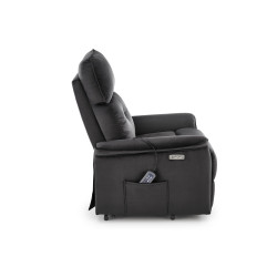 Fotel rozkładany elektrycznie SEMIX COMFORT BLACK czarny