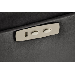 Fotel rozkładany elektrycznie SEMIX COMFORT BLACK czarny