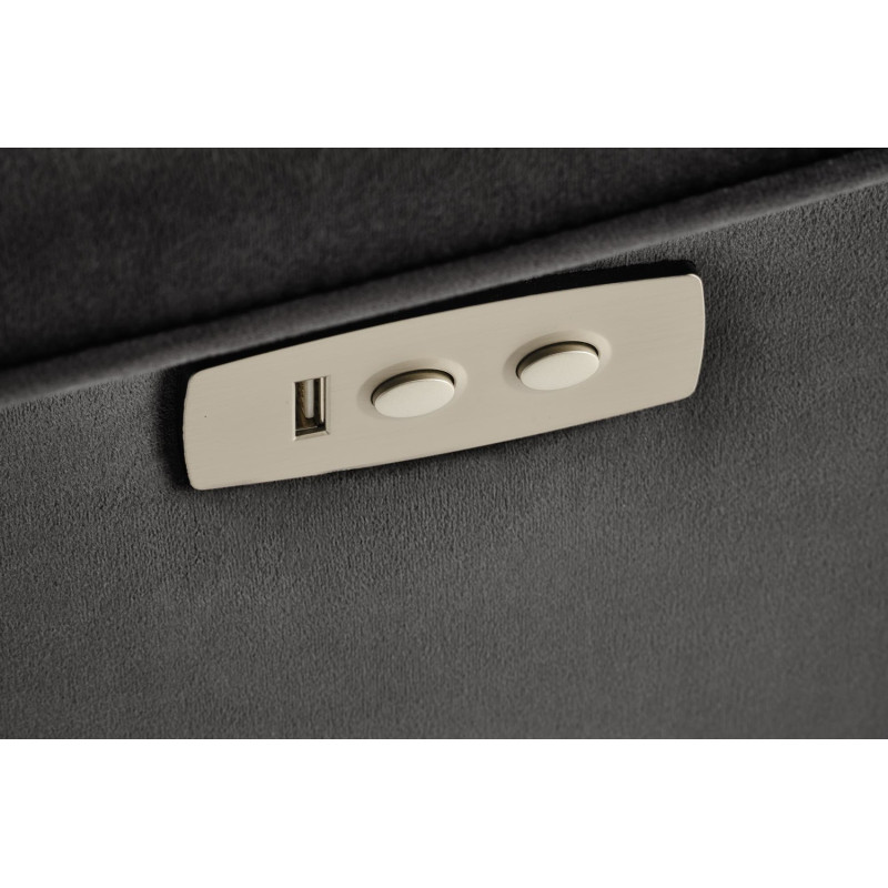 Fotel rozkładany elektrycznie SEMIX COMFORT BLACK czarny