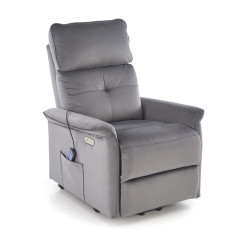 Fotel rozkładany elektrycznie SEMIX COMFORT GREY popielaty