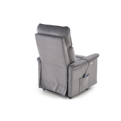 Fotel rozkładany elektrycznie SEMIX COMFORT GREY popielaty