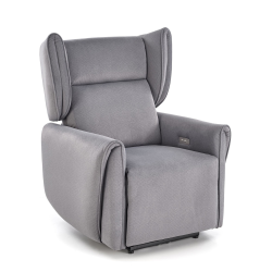 Fotel rozkładany elektrycznie GELAR COMFORT GREY popielaty