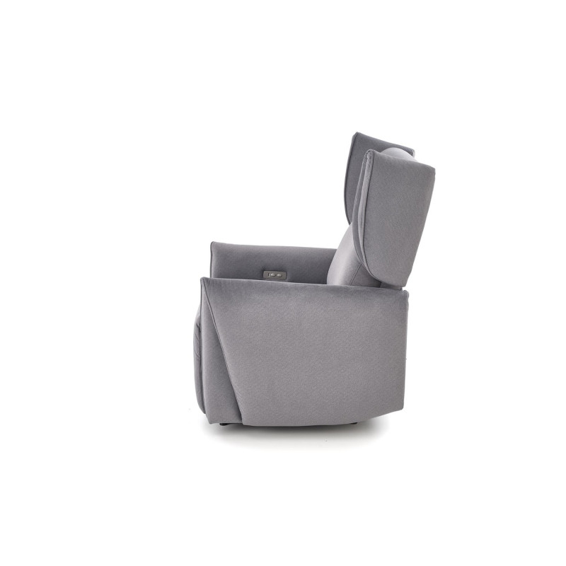 Fotel rozkładany elektrycznie GELAR COMFORT GREY popielaty
