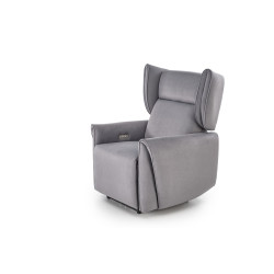 Fotel rozkładany elektrycznie GELAR COMFORT GREY popielaty