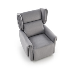 Fotel rozkładany elektrycznie GELAR COMFORT GREY popielaty