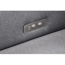 Fotel rozkładany elektrycznie GELAR COMFORT GREY popielaty